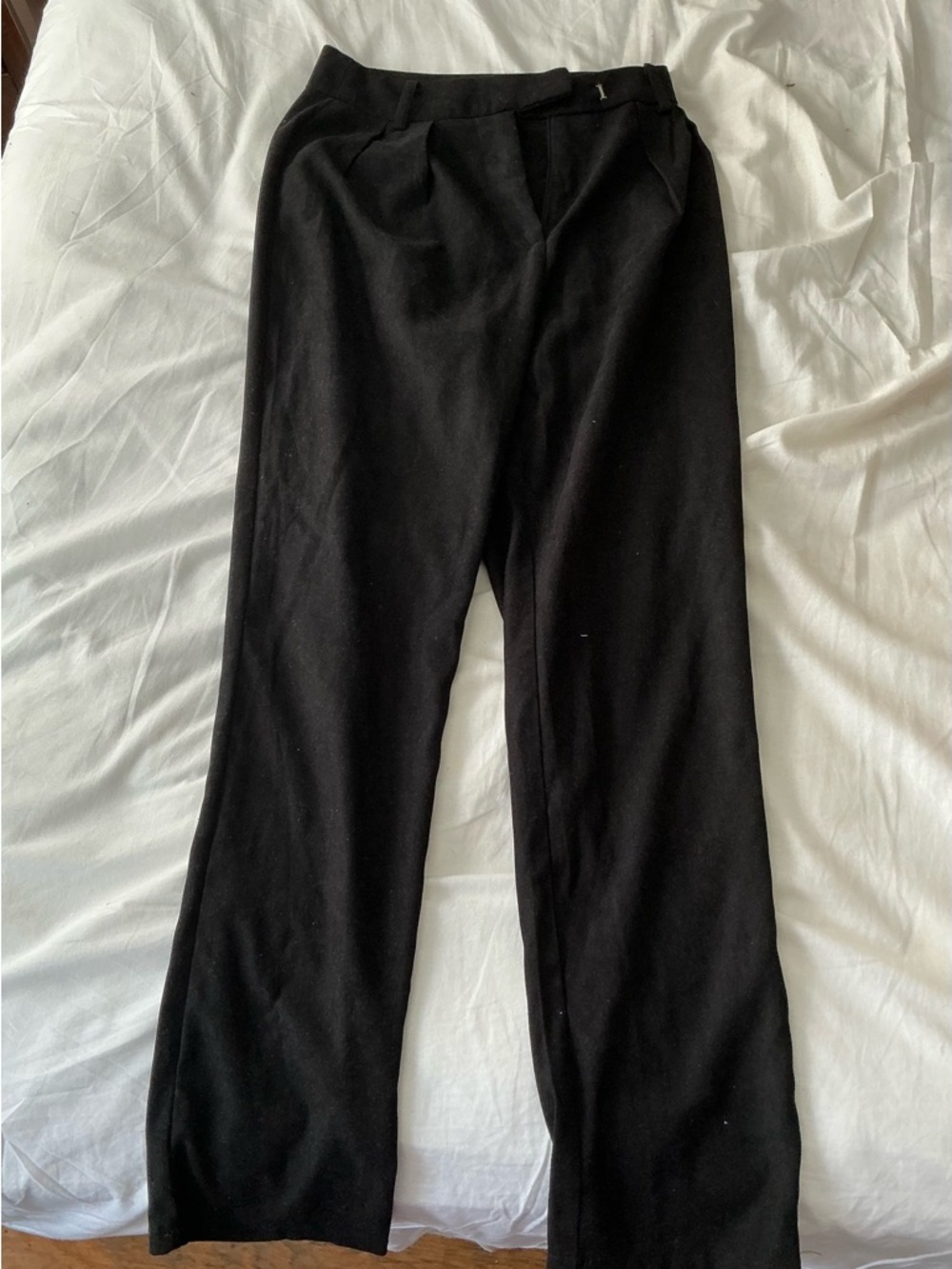 PrettyLittleThing Black Trouser Dress Pants - Classic Straight Leg